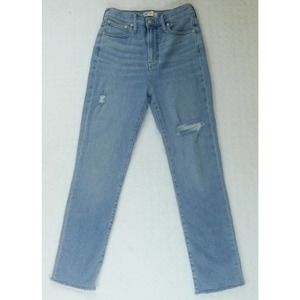 Madewell Jeans Womens 26 Denim The Perfect Vintage Jean Distressed Fashion Style